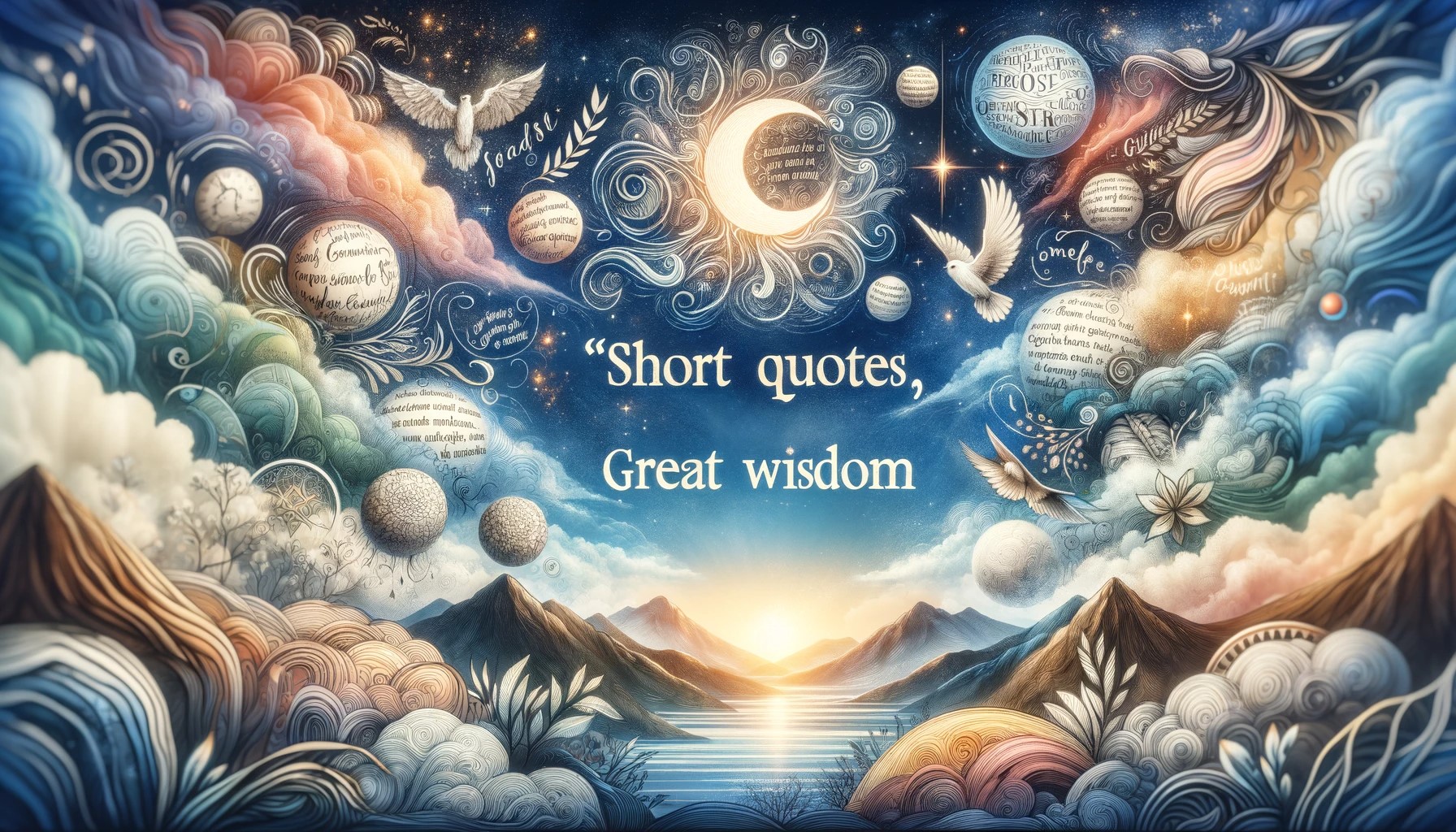Cytaty krótkie - wielkie mądrości, inspiracje
