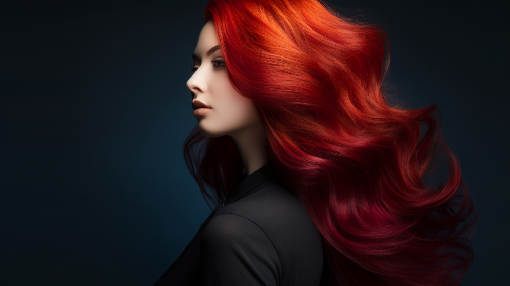 Rude Włosy Ombre: Ogniste Trendy i Techniki Koloryzacji
