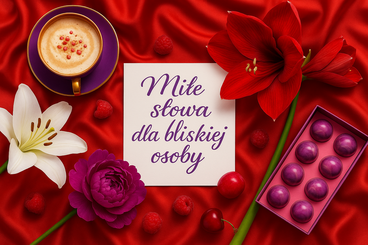 Miłe słowa dla bliskiej osoby