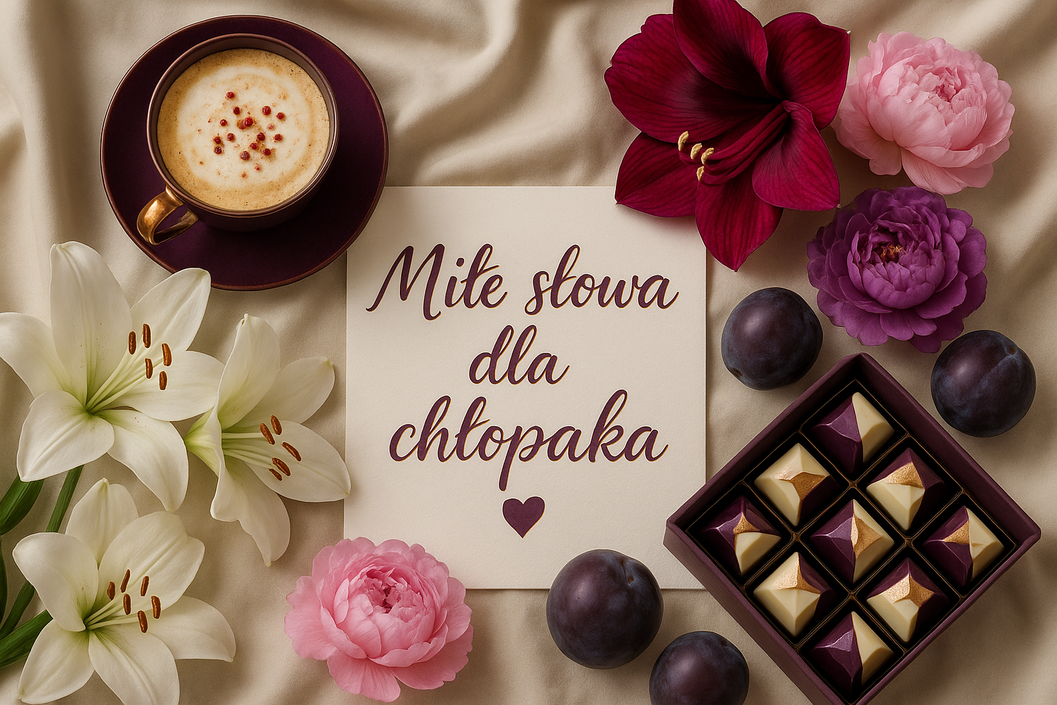 Miłe słowa dla chłopaka