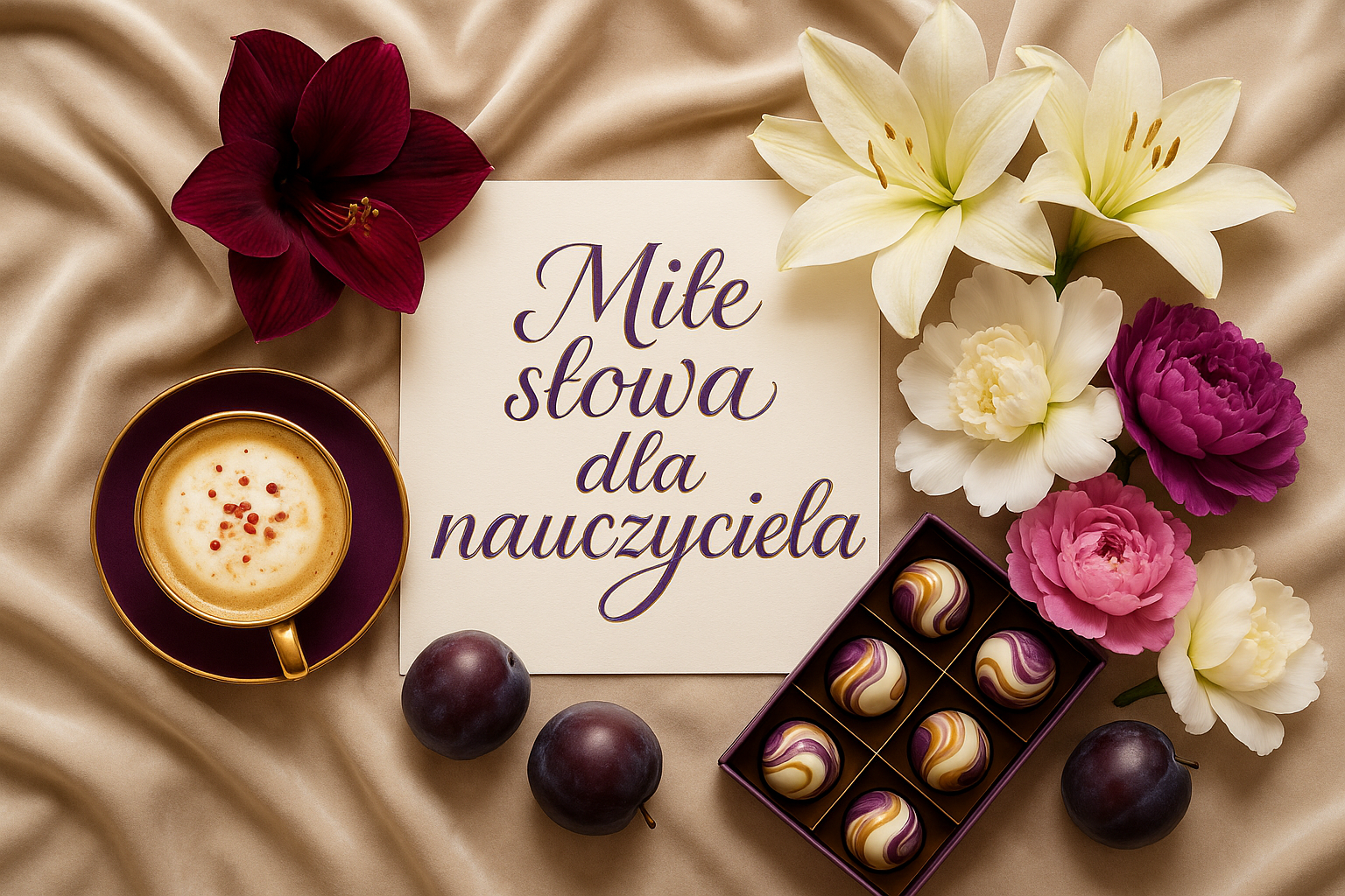 Miłe słowa dla nauczyciela