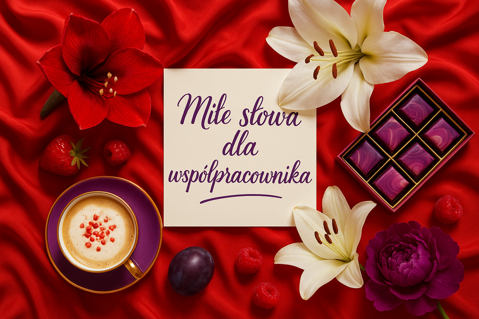 Miłe słowa dla współpracownika