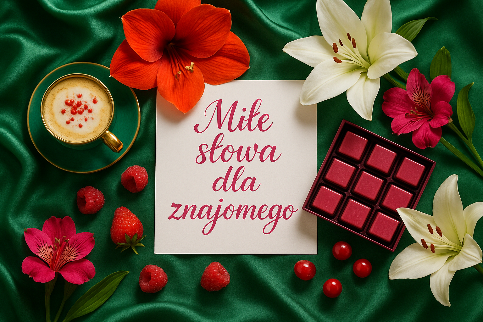 Miłe słowa dla znajomego