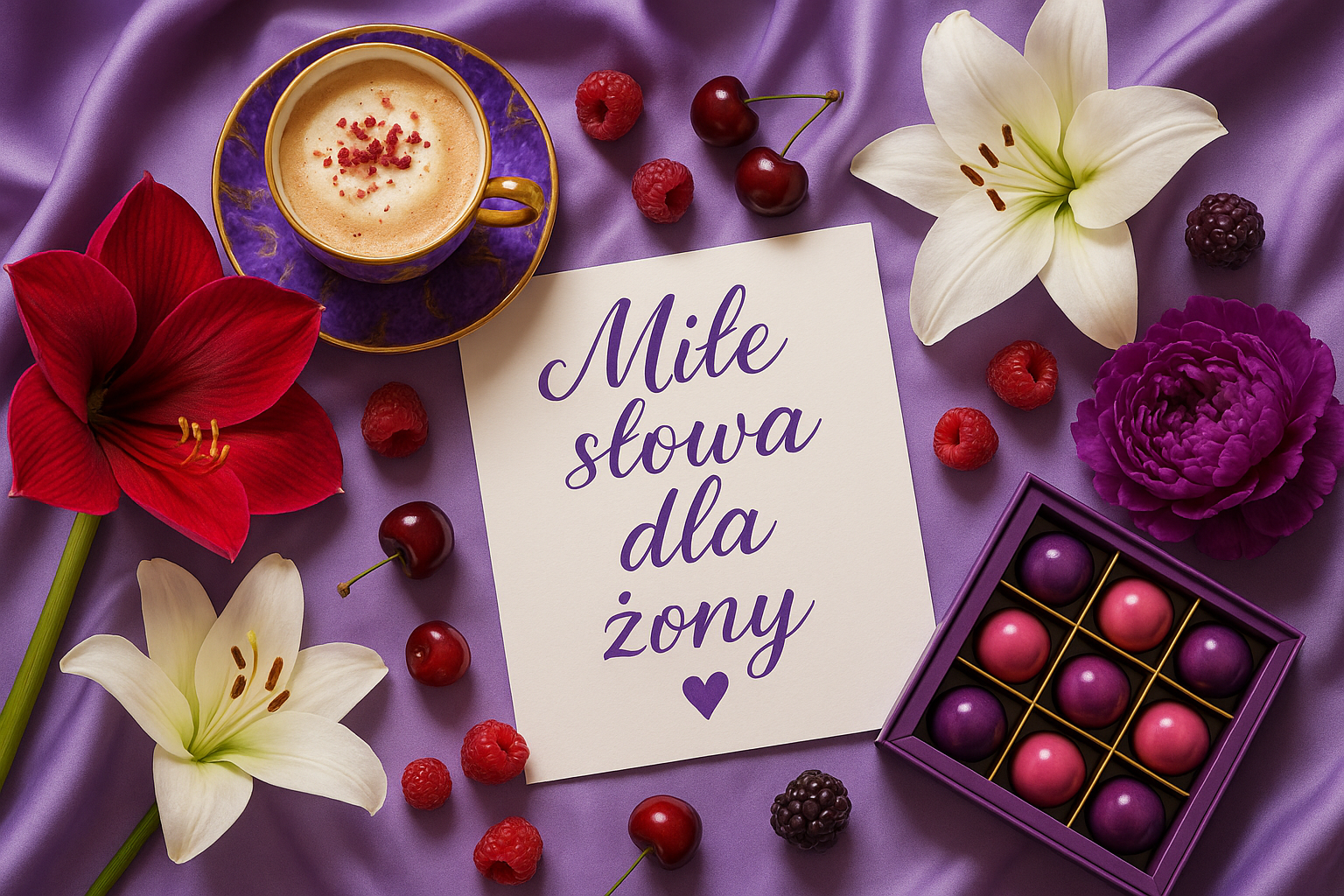 Miłe słowa dla żony