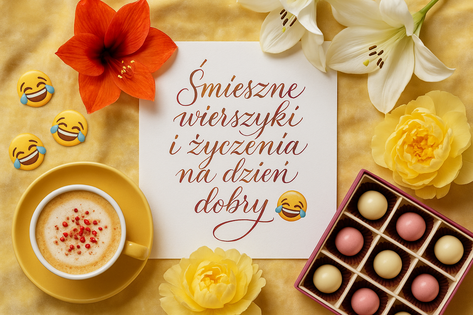 Śmieszne wierszyki i życzenia na dzień dobry