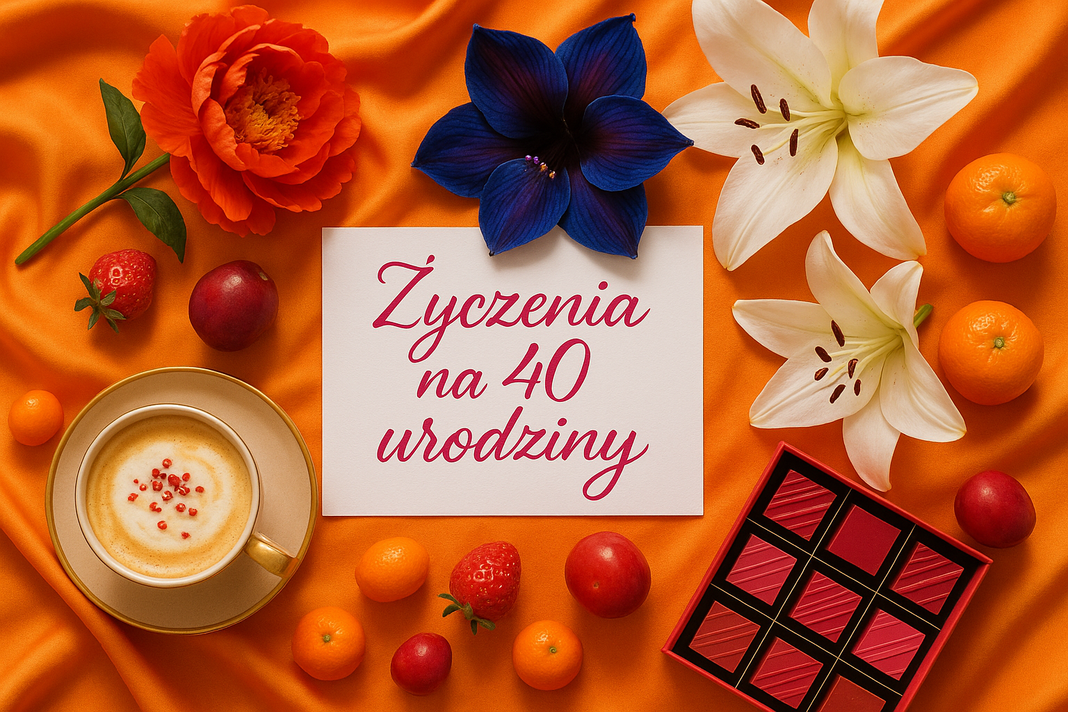 Życzenia na 40 urodziny