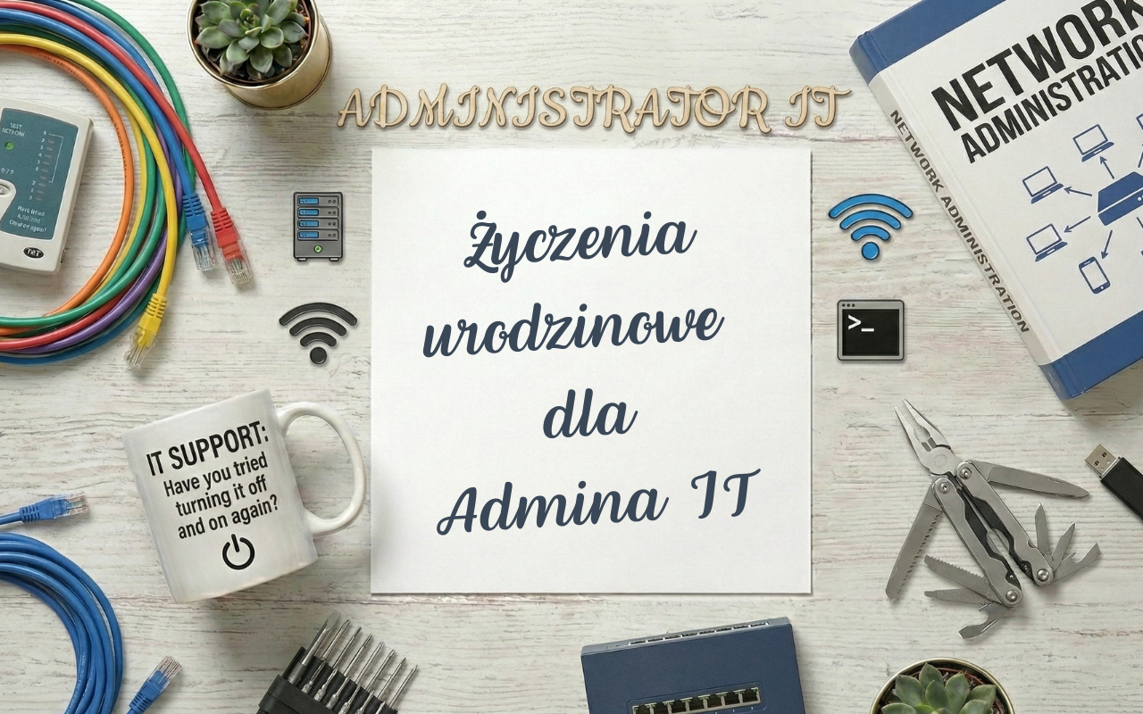 Życzenia urodzinowe dla Administratora IT