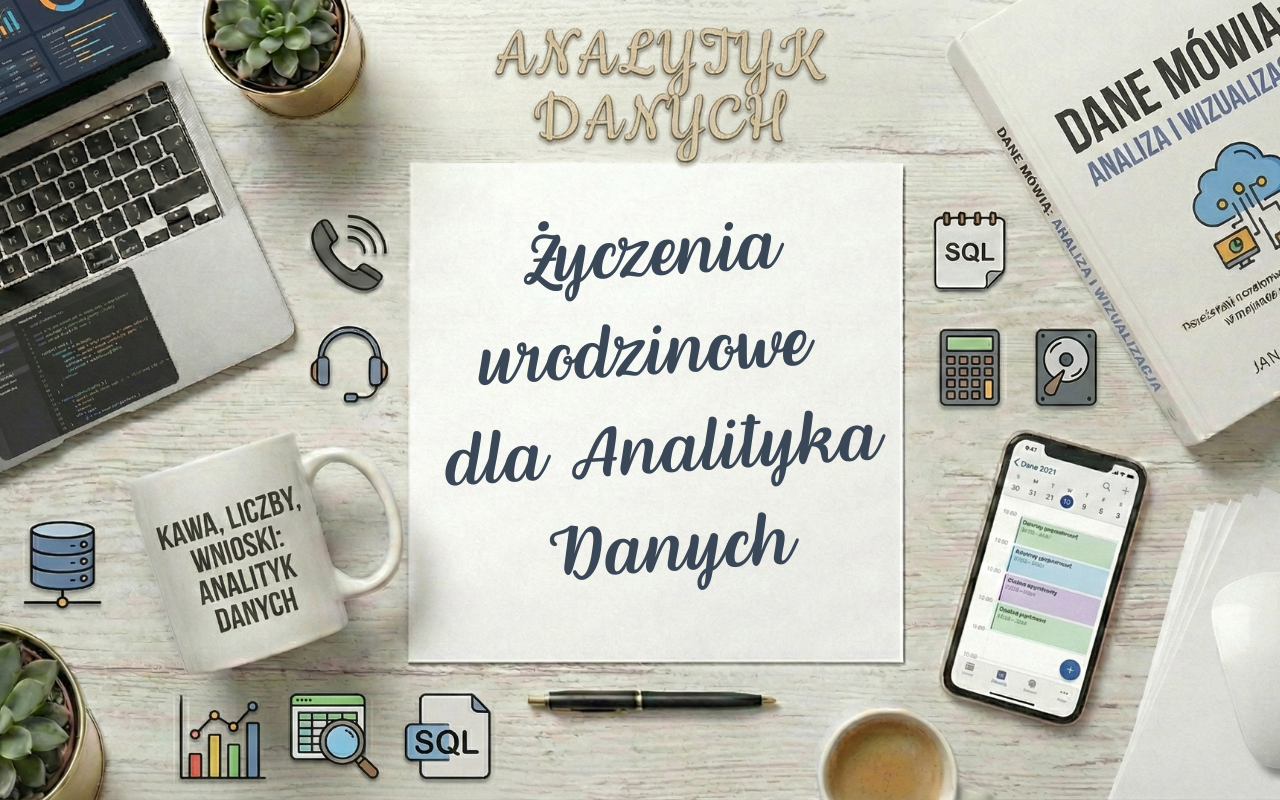 Życzenia urodzinowe dla Analityka Danych