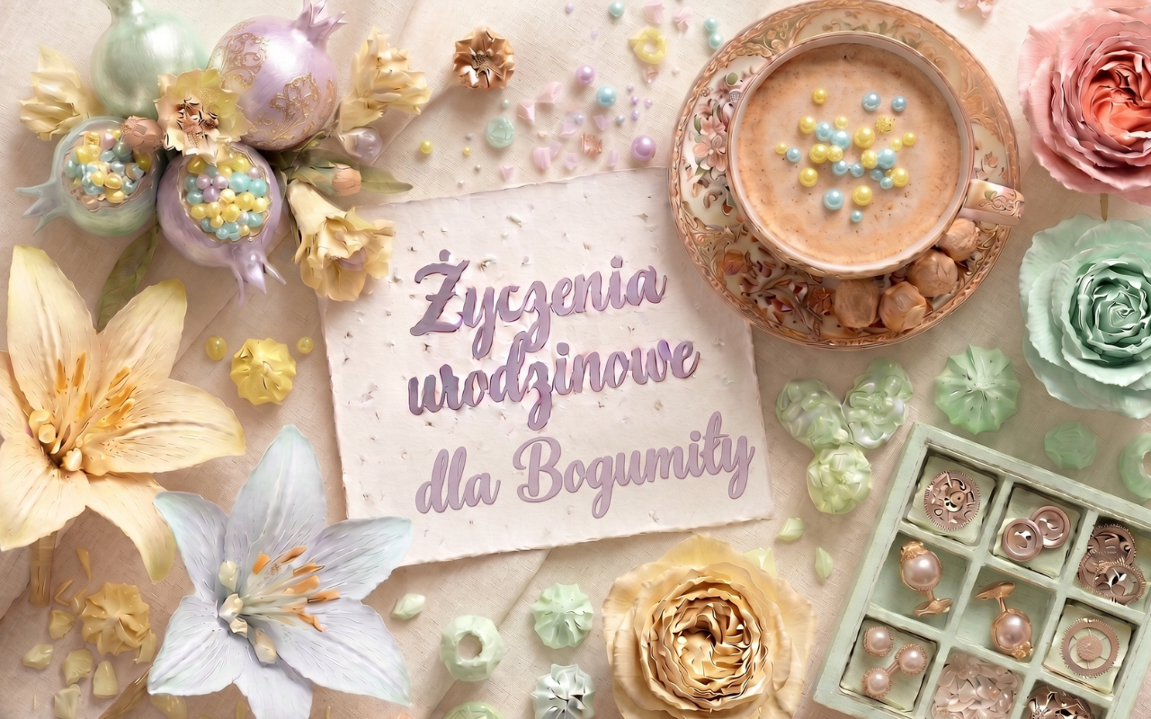Życzenia urodzinowe dla Bogumiły