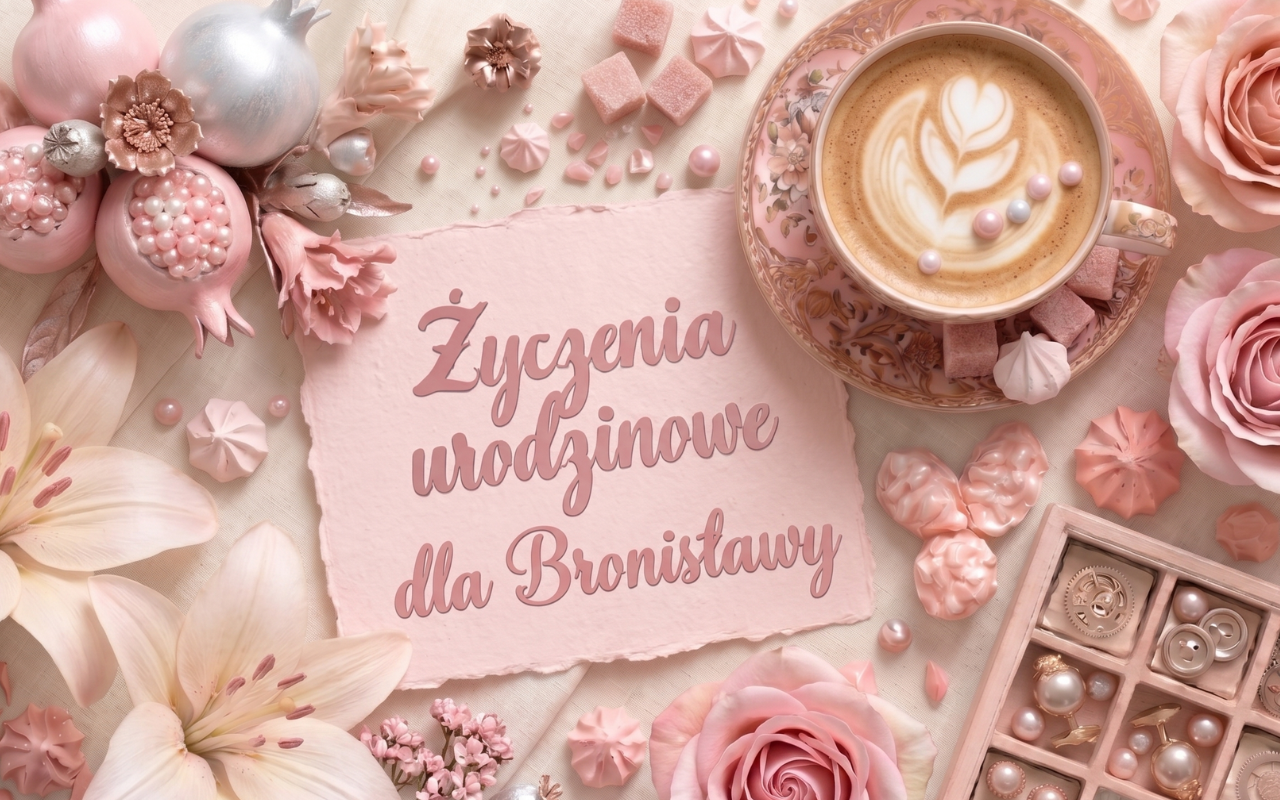Życzenia urodzinowe dla Bronisławy
