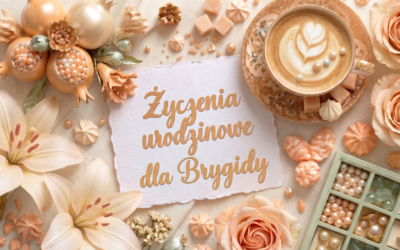 Życzenia urodzinowe dla Brygidy