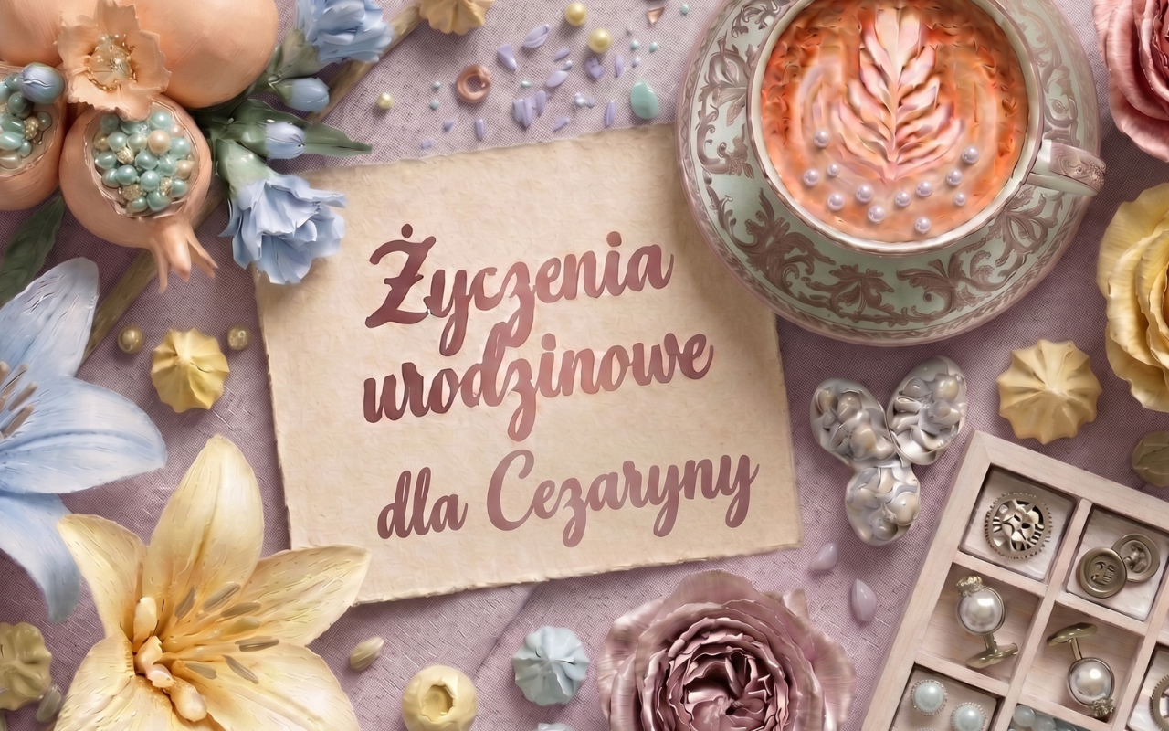 Życzenia urodzinowe dla Cezaryny