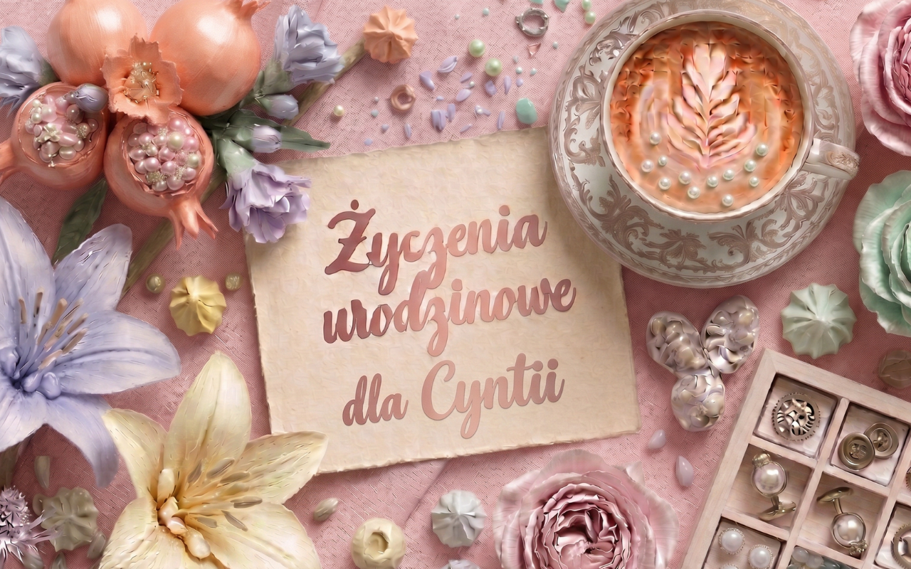 Życzenia urodzinowe dla Cyntii