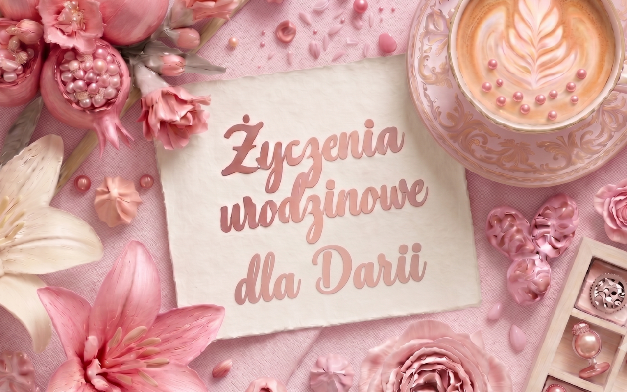 Życzenia urodzinowe dla Darii