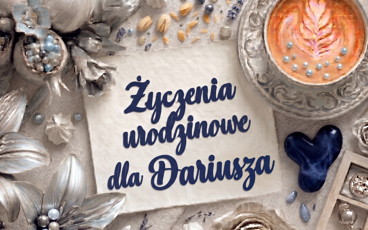 Życzenia urodzinowe dla Dariusza