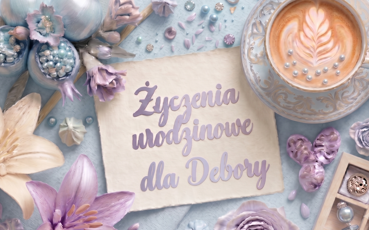 Życzenia urodzinowe dla Debory