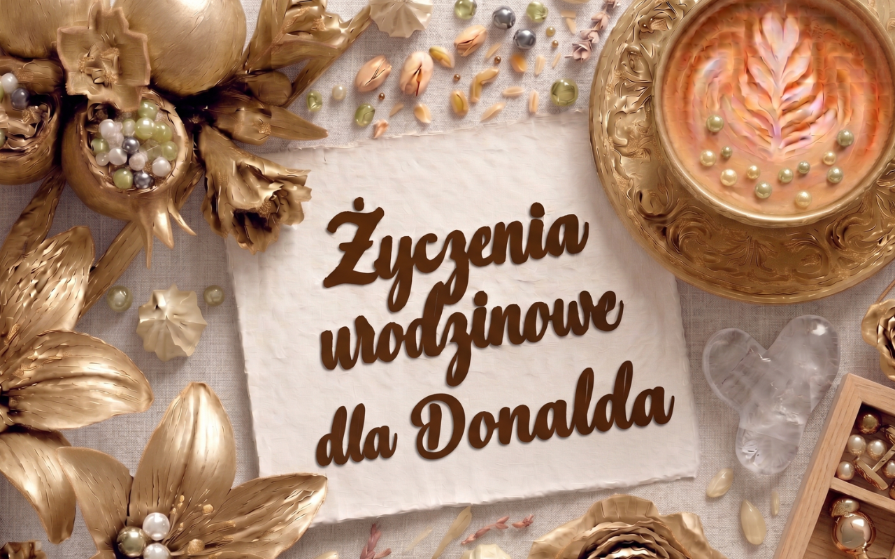 Życzenia urodzinowe dla Donalda