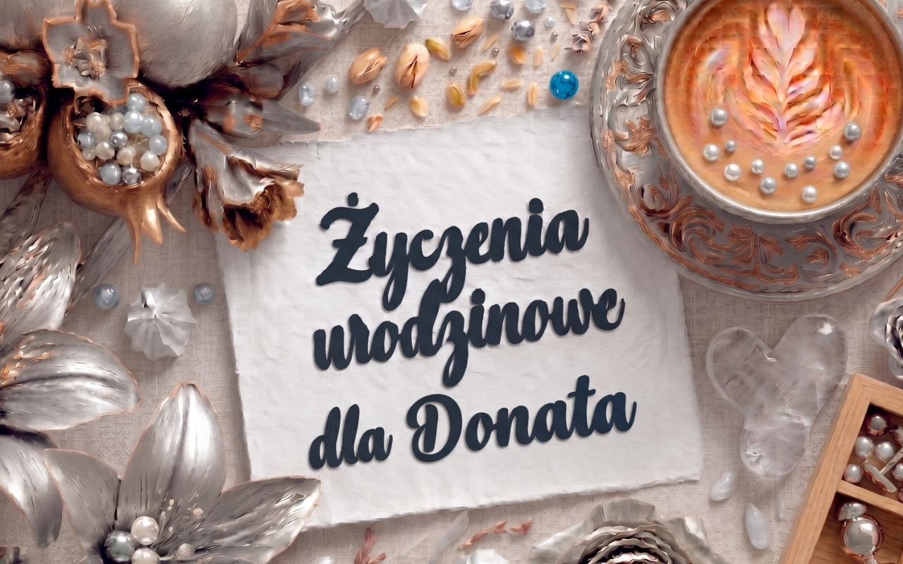 Życzenia urodzinowe dla Donata