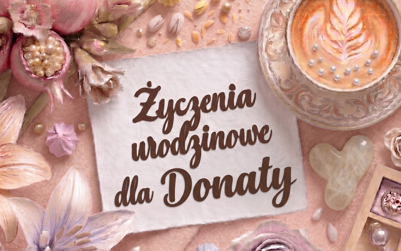 Życzenia urodzinowe dla Donaty