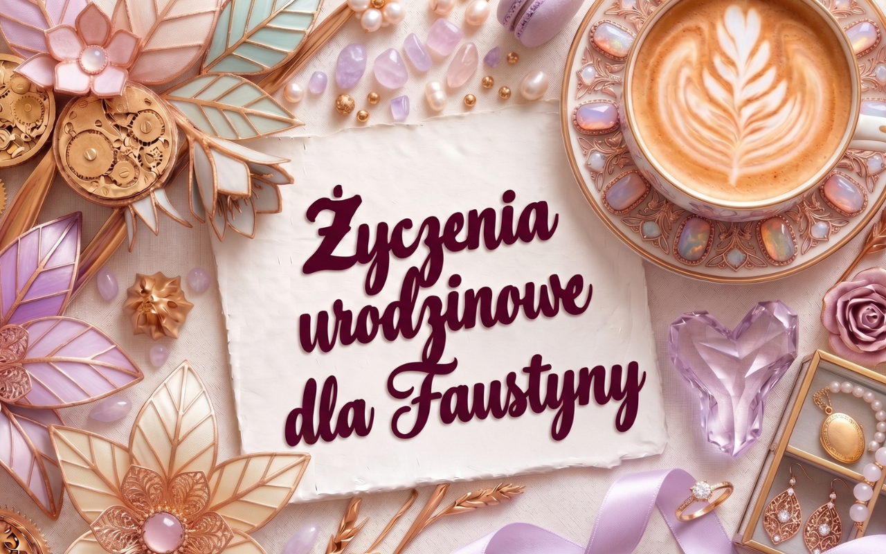 Życzenia urodzinowe dla Faustyny