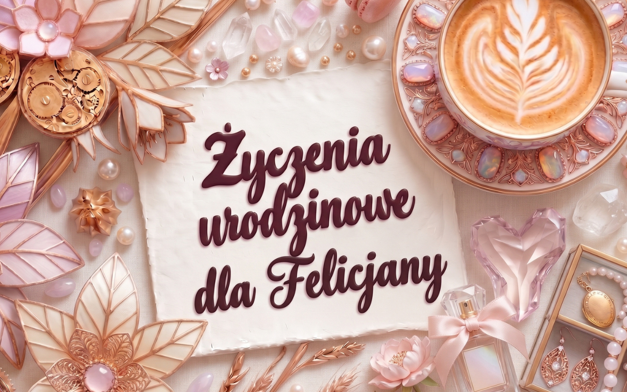 Życzenia urodzinowe dla Felicjany