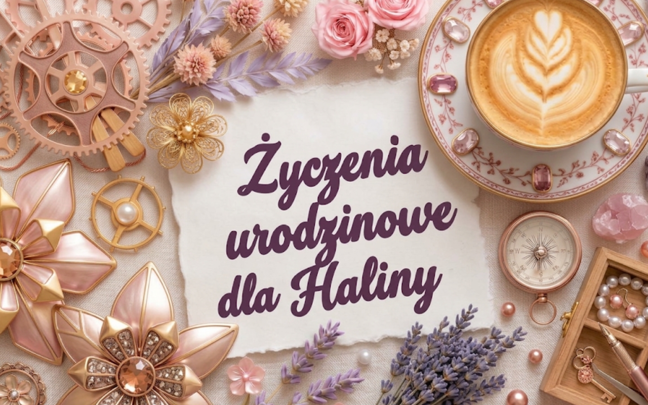 Życzenia urodzinowe dla Haliny