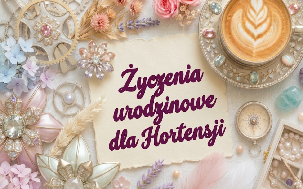 Życzenia urodzinowe dla Hortensji