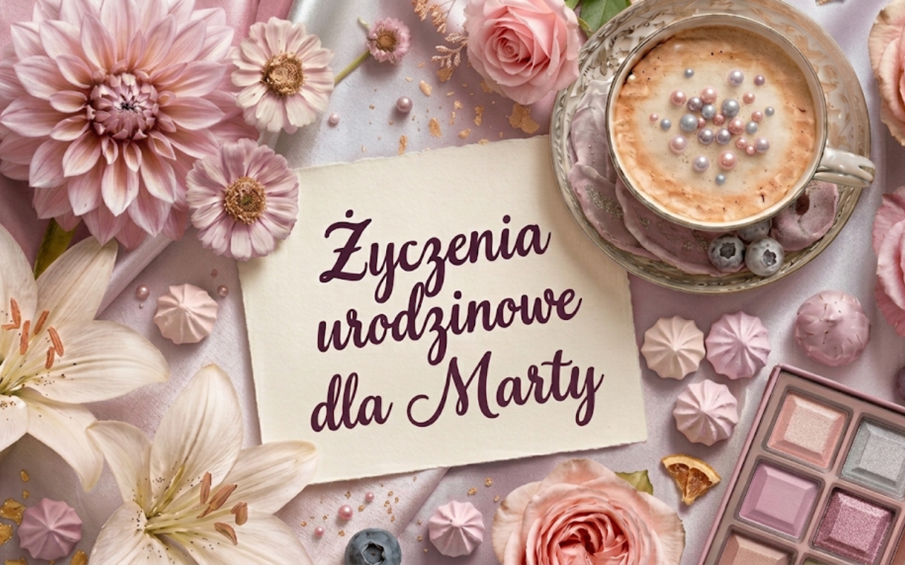 Życzenia urodzinowe dla Marty