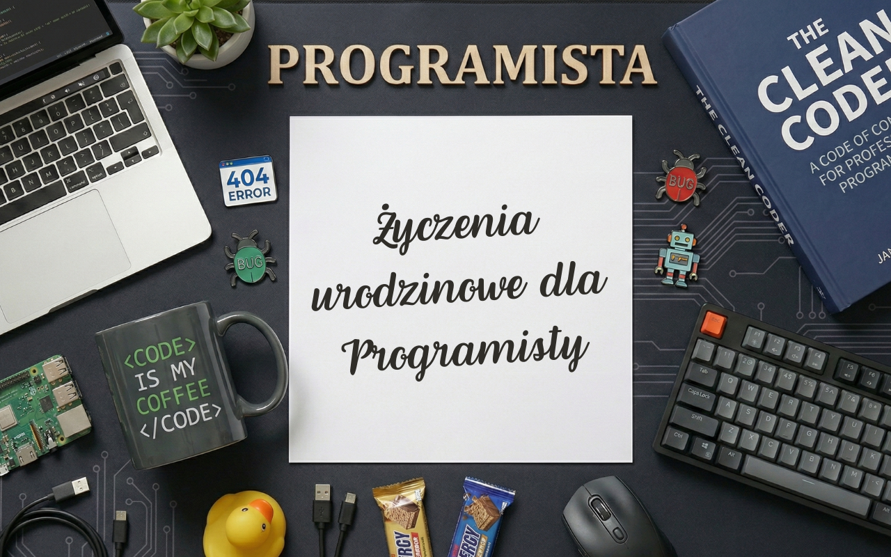 Życzenia urodzinowe dla Programisty