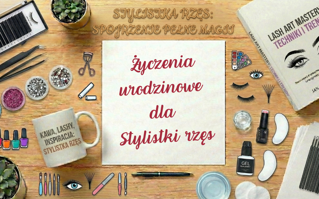 Życzenia urodzinowe dla Stylistki Rzęs