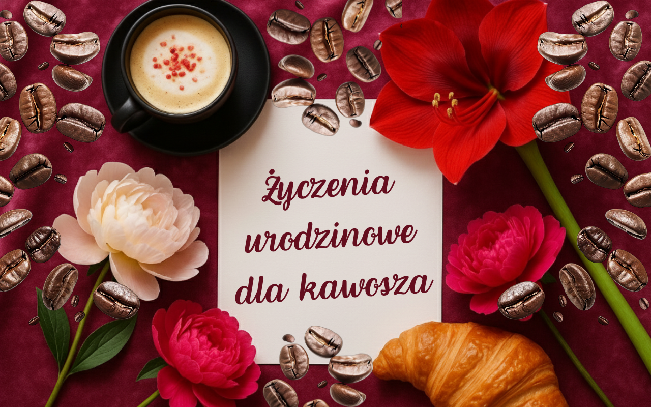 Życzenia urodzinowe dla kawosza