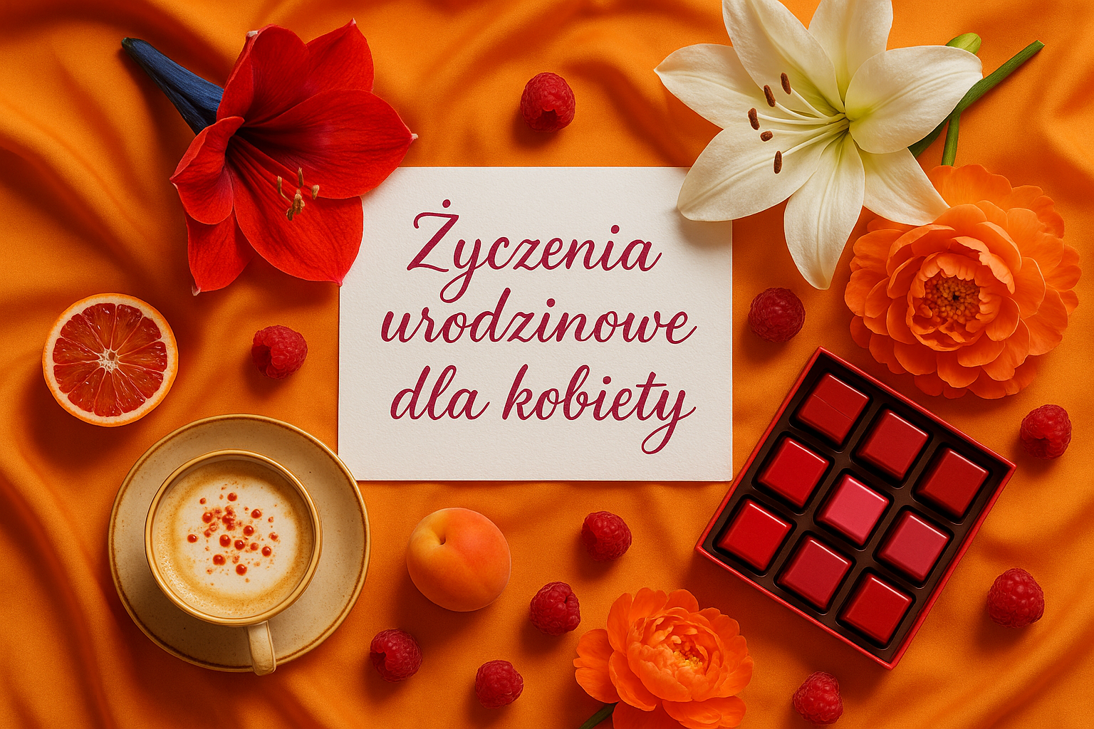Życzenia urodzinowe dla kobiety