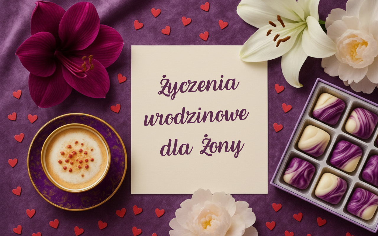 Życzenia urodzinowe dla żony