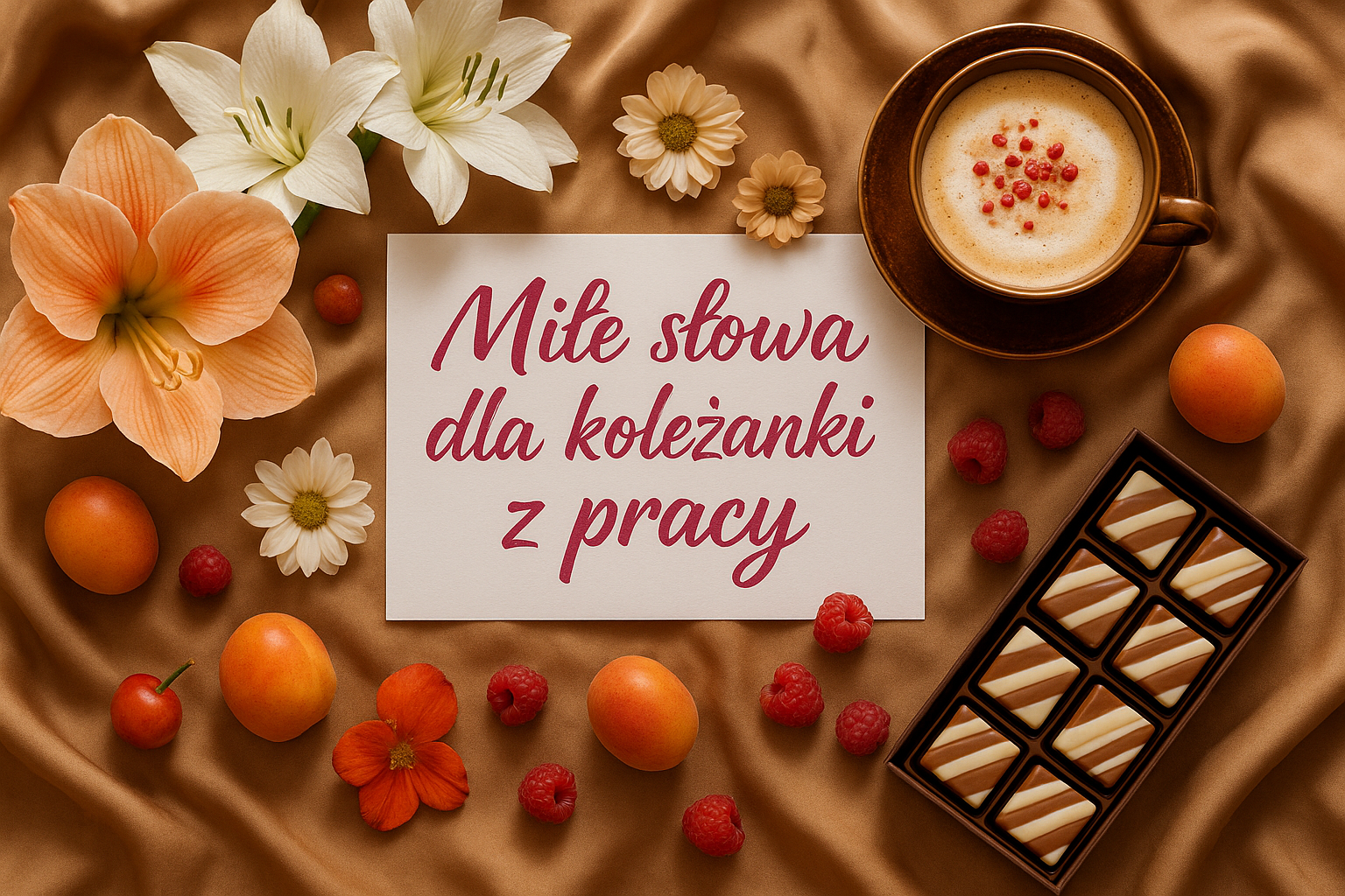 Miłe słowa dla koleżanki z pracy