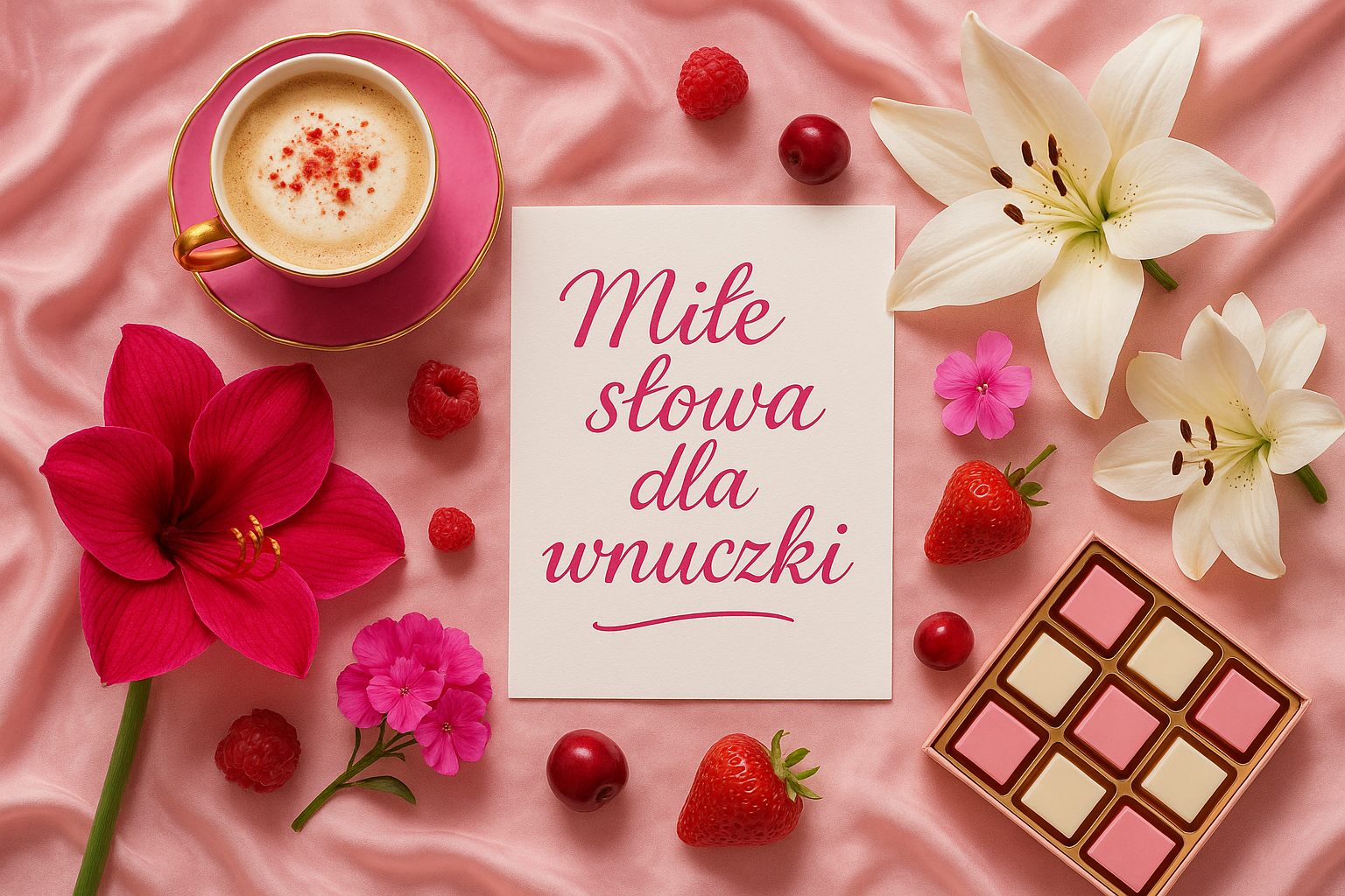Miłe słowa dla wnuczki