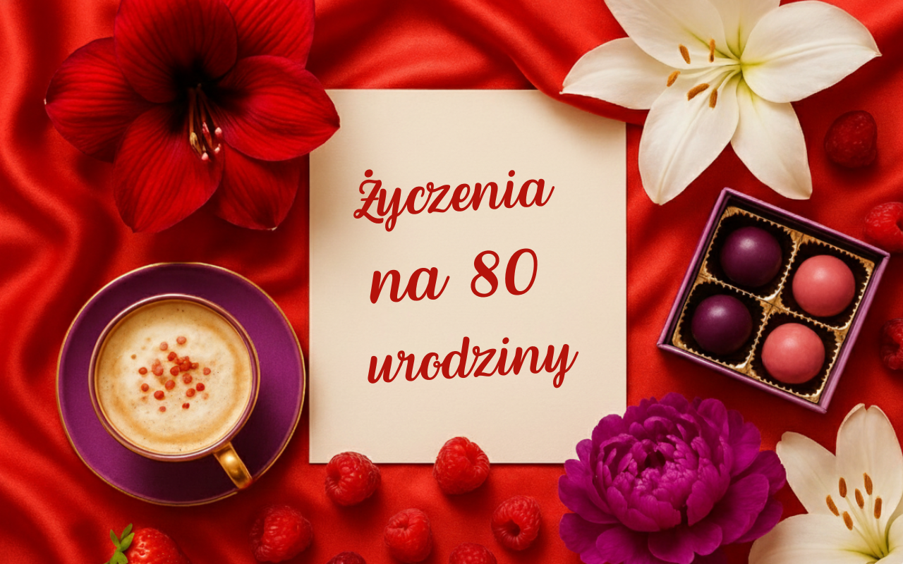 Życzenia na 80 urodziny